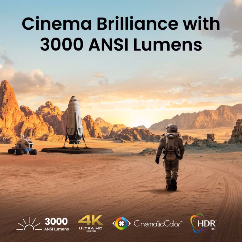 BenQ TK705STi 4K HDR bližnjski projektor