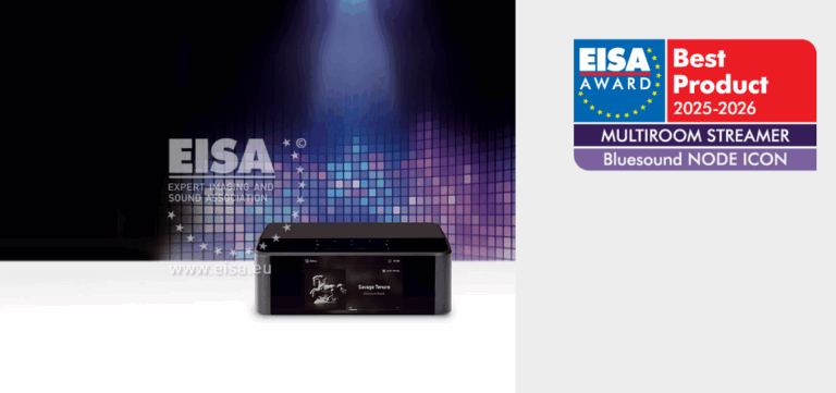 Bluesound NODE Icon gewinnt den EISA Award 2025/2026