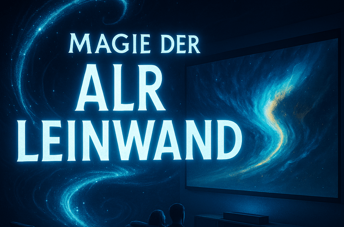 Die Magie der ALR Leinwand: Großes Bildvergnügen auch bei Tageslicht