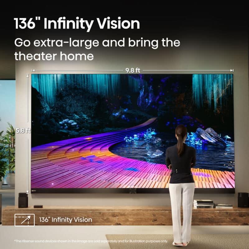 Hisense 136MX 136-palčna MicroLED stena