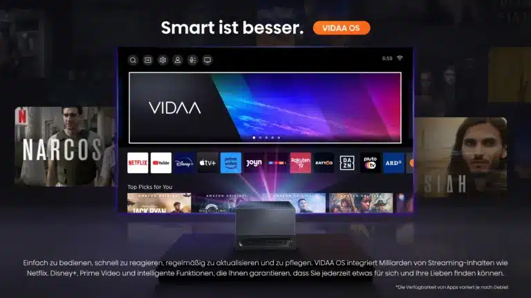 Alle Hisense C2 Apps in der Übersicht