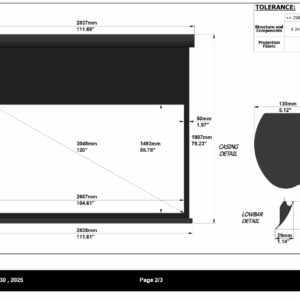 InVideo CAD Zeichnung & Individuelle Leinwandplanung – Slika 3