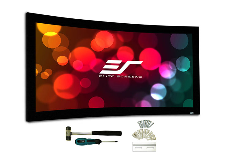 Elite Screens Lunette ukrivljen