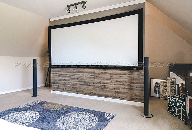 Elite Screens Lunette ukrivljen