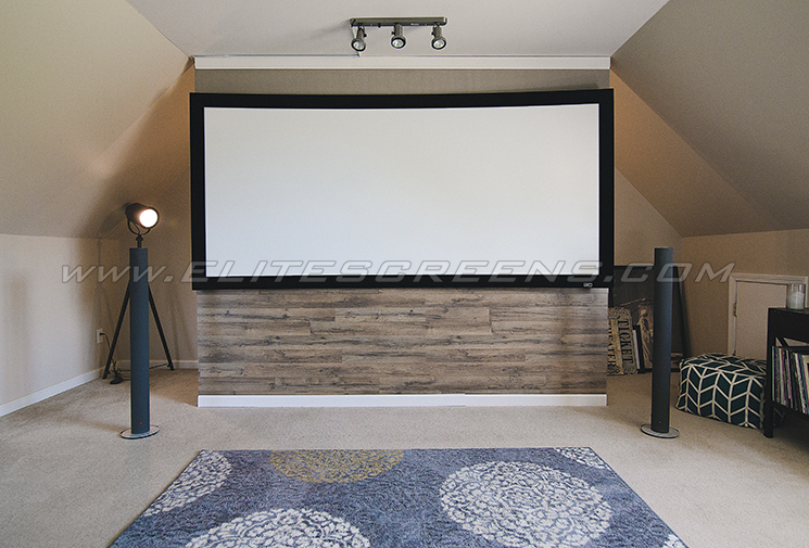 Elite Screens Lunette ukrivljen