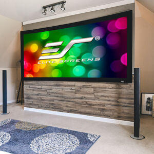 Elite Screens Lunette ukrivljen