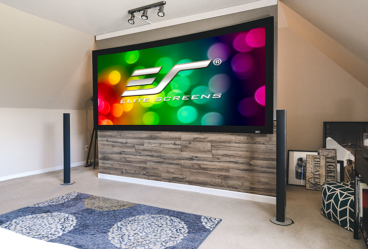 Elite Screens Lunette ukrivljen