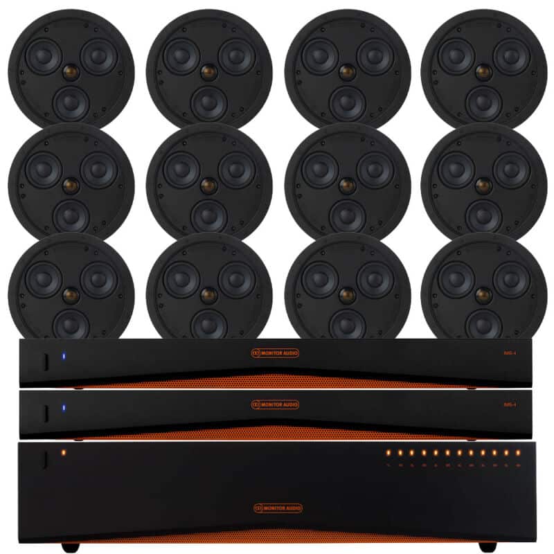 Monitor Audio 6-Zonen BluOS Slimline Multi-Room Paket