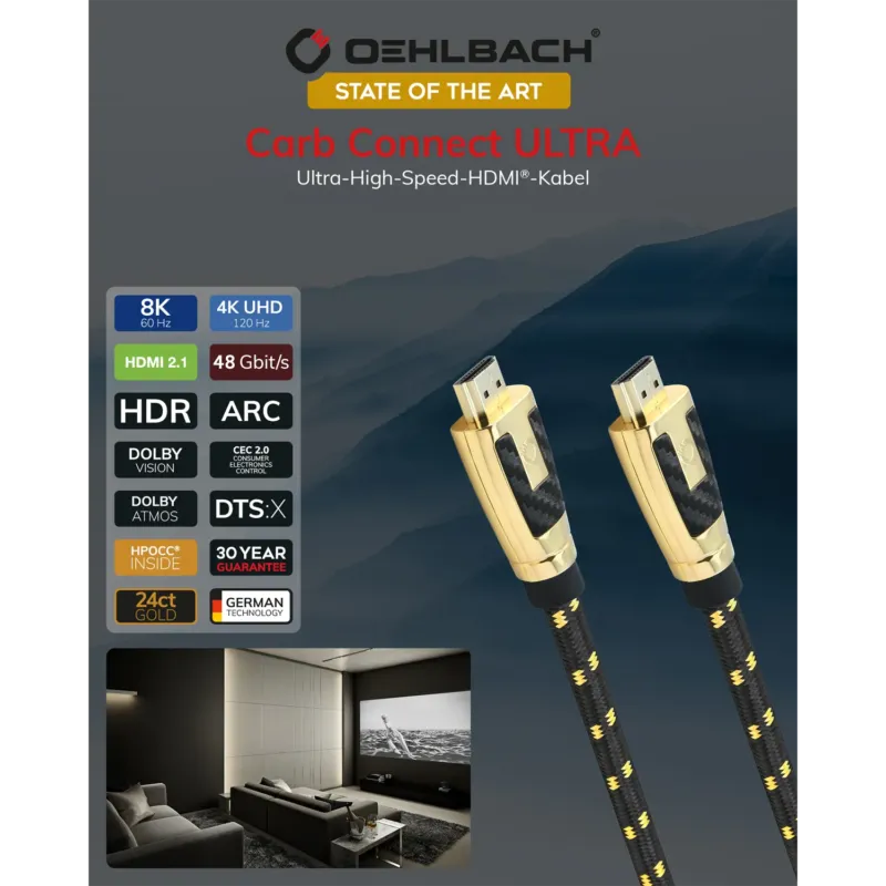 Oehlbach Carb Connect Ultra HDMI High End 8K