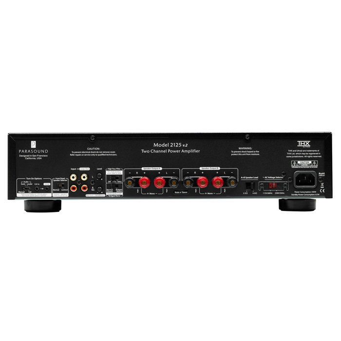Parasound NewClassic 2125 v.2 Rückseite