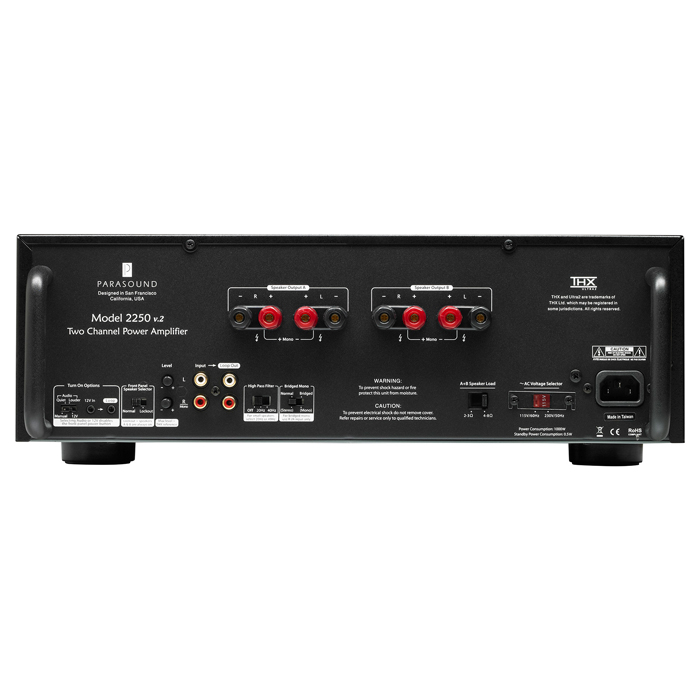 Parasound NewClassic 2250 v.2 Rückseite