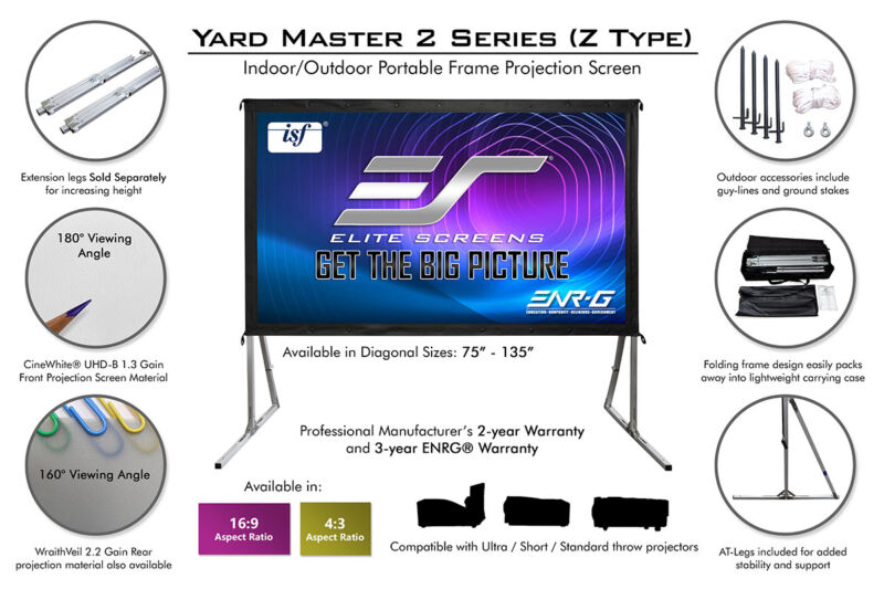 Elite Screens Yard Master 2