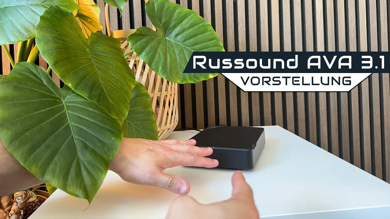 YouTube-Video abspielen: Russound AVA 3.1 - 3.1 Kanal Mini A/V Receiver mit HDMI ARC und Bluetooth