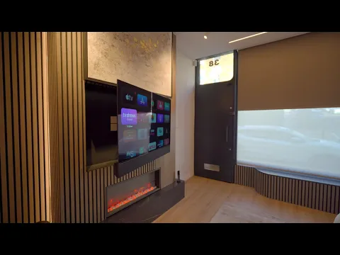 YouTube-Video abspielen: Automated Picture Lift Paired With An Articulating Display Mount (PIC & PSE90)