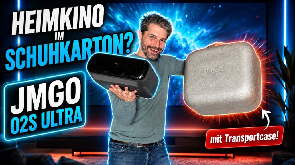 Der JMGO O2S Ultra Laser TV mit Dolby Vision sprengt unsere Erwartungen! Heimkino im Schuhkarton?